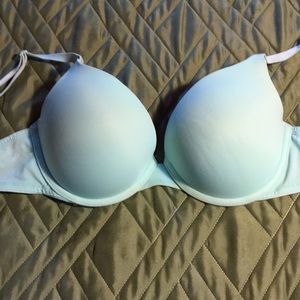 PINK Victoria's Secret 34D sea foam green bra